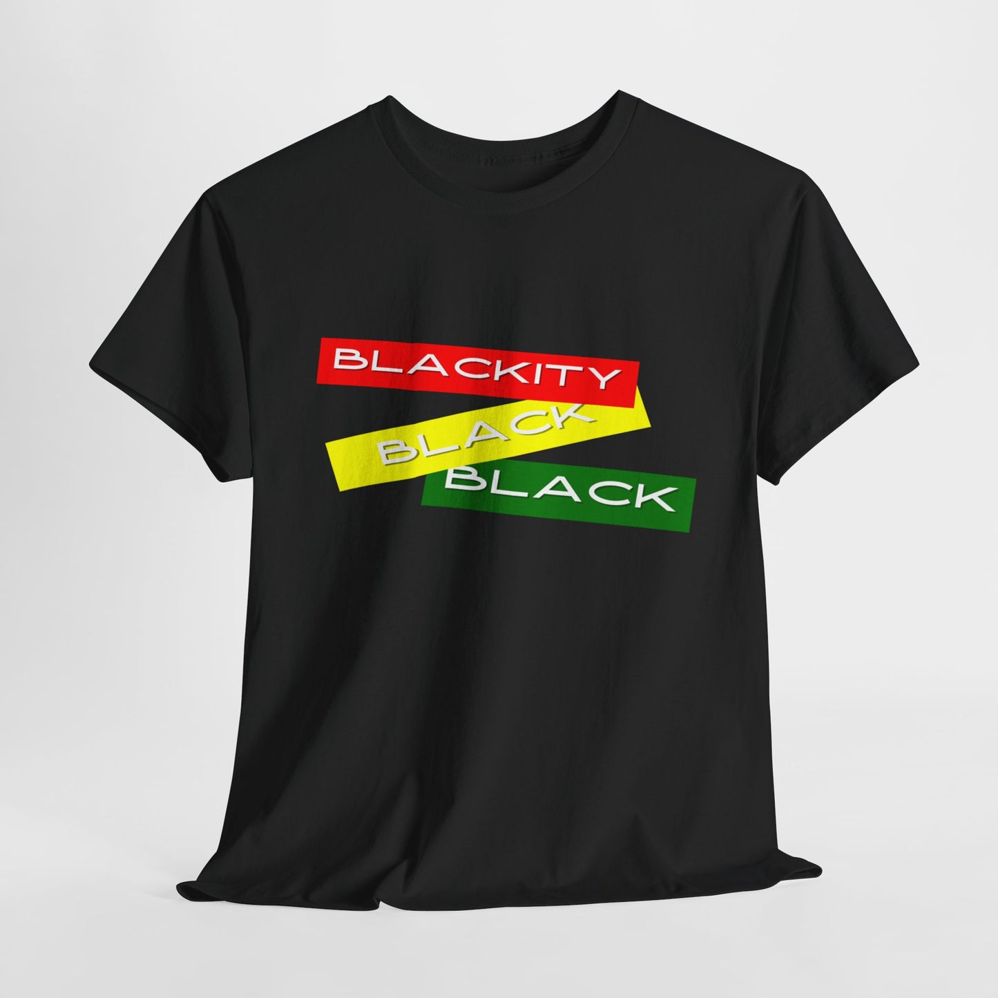 Blackity Black Black T-Shirt | Juneteenth Graphic Tee | Unisex Fit | Black Pride Shirt (Colored)