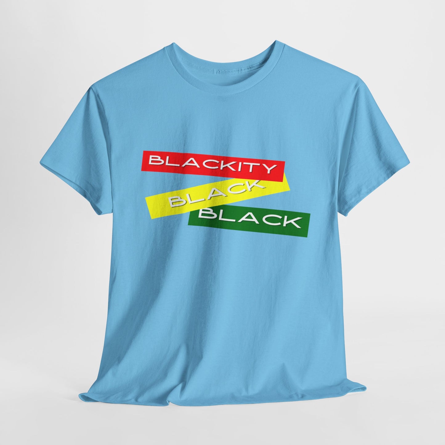 Blackity Black Black T-Shirt | Juneteenth Graphic Tee | Unisex Fit | Black Pride Shirt (Colored)