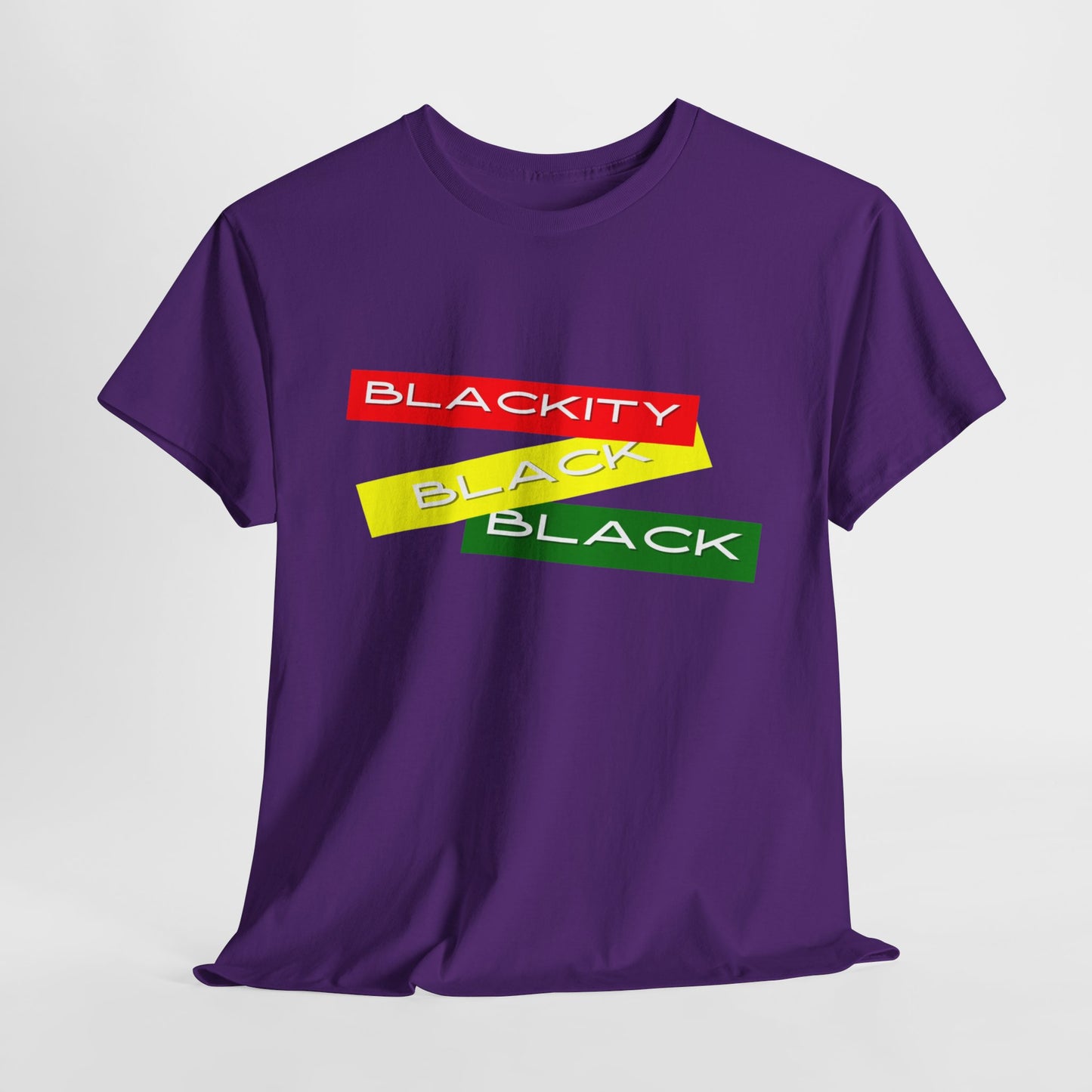 Blackity Black Black T-Shirt | Juneteenth Graphic Tee | Unisex Fit | Black Pride Shirt (Colored)